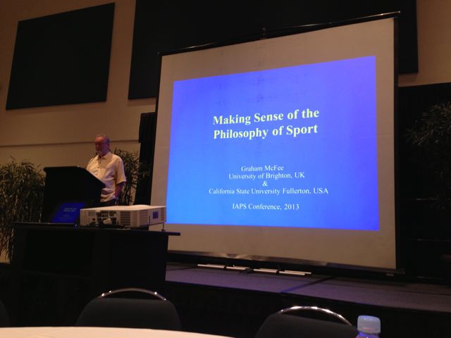Graham McFee, IAPS Conference, Cal State Fullerton, Sept. 2013